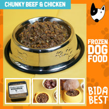 Load image into Gallery viewer, Healthy Chunky Beef & Chicken Dog Food - 1/2 Kilo.