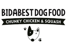 Load image into Gallery viewer, BidaBest Healthy Chunky Chicken & Squash Dog Food Logo