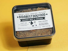Load image into Gallery viewer, Healthy Chunky Beef & Chicken Dog Food - 1/2 Kilo.