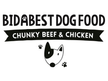 Load image into Gallery viewer, BidaBest Healthy Chunky Beef & Chicken Dog Food Logo