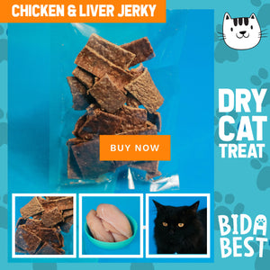 Healthy Chicken & Liver Jerky Pet Treat 50 grams