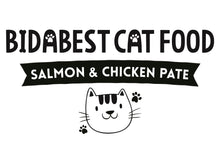 Load image into Gallery viewer, Healthy Salmon &amp; Chicken Pate Wet Cat Food Logo